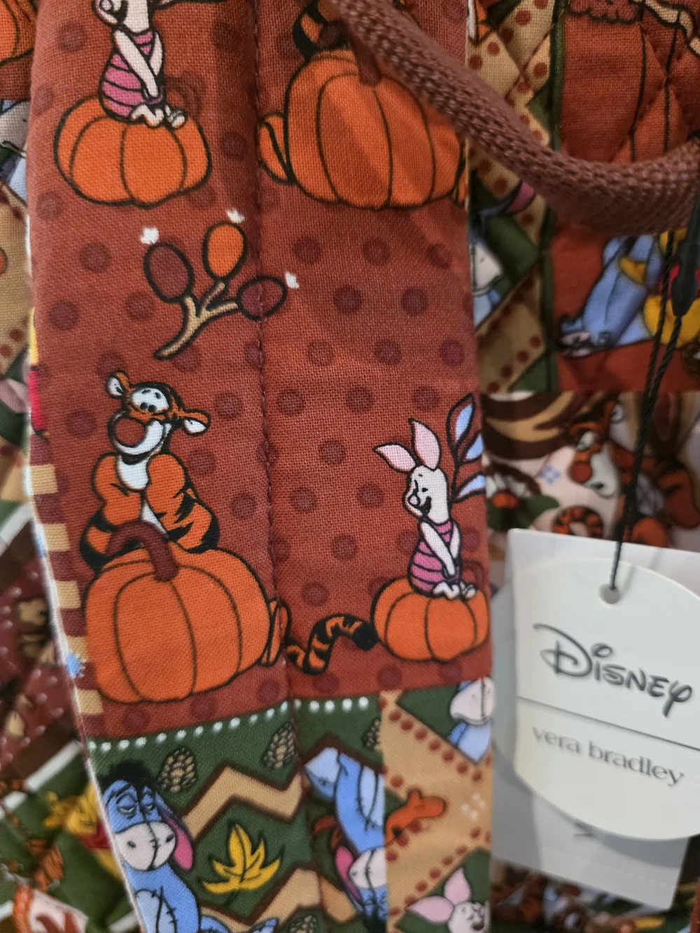 Vera Bradley Winnie The Pooh Patchwork Quilted Backpack-NWT